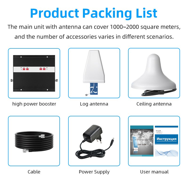 high power amplifier booster range extender phone gsm signal booster for mobile phone
